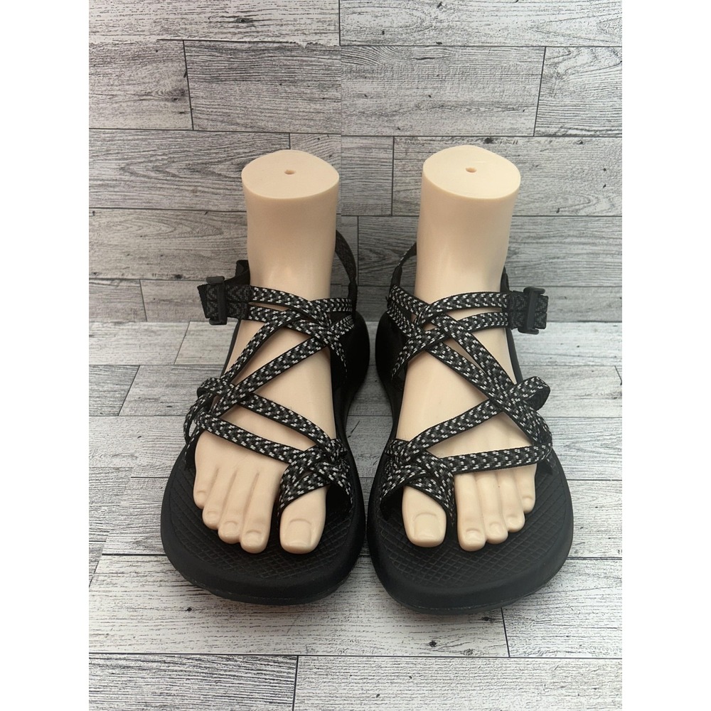 Chaco Z/Cloud Sandals Womens Size 9‎ Black Strappy Adjustable Hiking Water Shoes